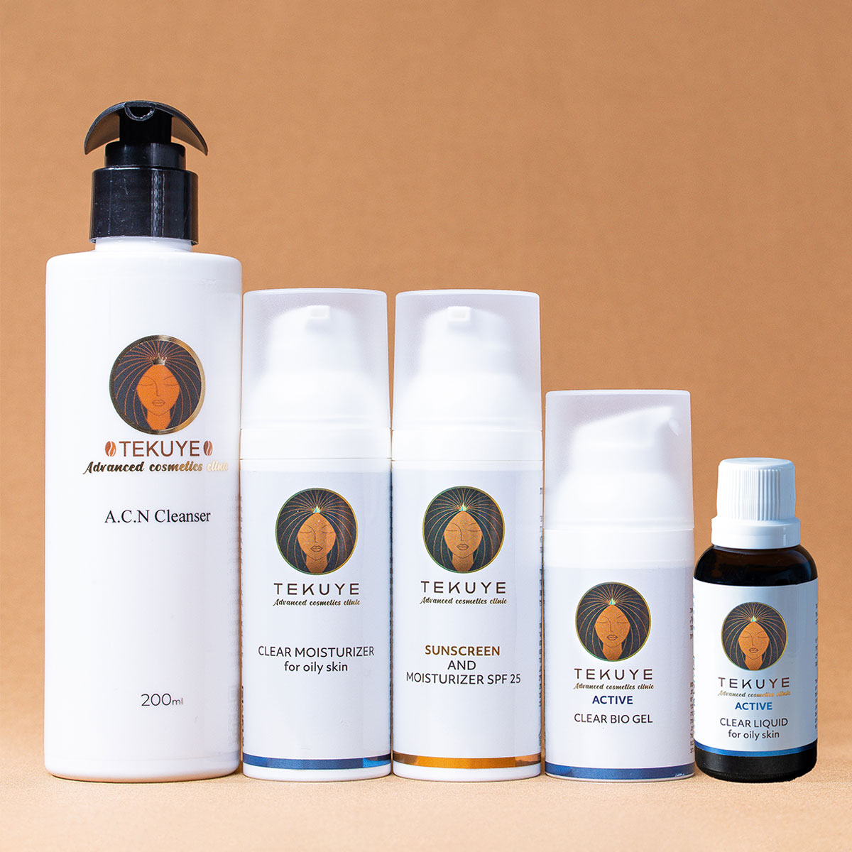 ערכה הכוללת 5 מוצרים לטיפול באקנה נודולרי