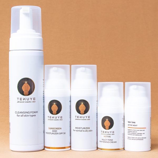 ערכה הכוללת 5 מוצרים להבהרה לעור רגיל